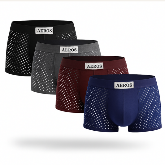 AEROS | Boxers respirants | LOT X4